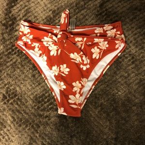 Floral swim bottoms